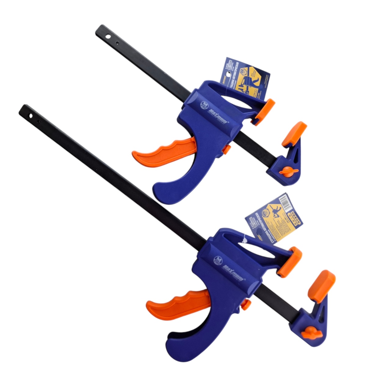 струбцина автоматическая 300×60 мм, 12", f-образная, с фиксатором и кнопкой сброса, "maximum" mx 060 оптом