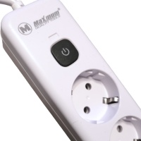 Удлинитель с заземлением 5 м, 3 розетки, 2 USB порта, Type C, "MAXIMUM" МХ 12493 (2586) оптом