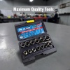 Набор экстракторов гаек Cr-Mo 14 предметов, кейс, "MAXIMUM" MX 18556 оптом