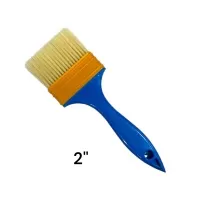 Кисть малярная плоская 50 мм, 2", нейлоновый ворс 40 мм, пластиковая рукоять, "MAXIMUM"