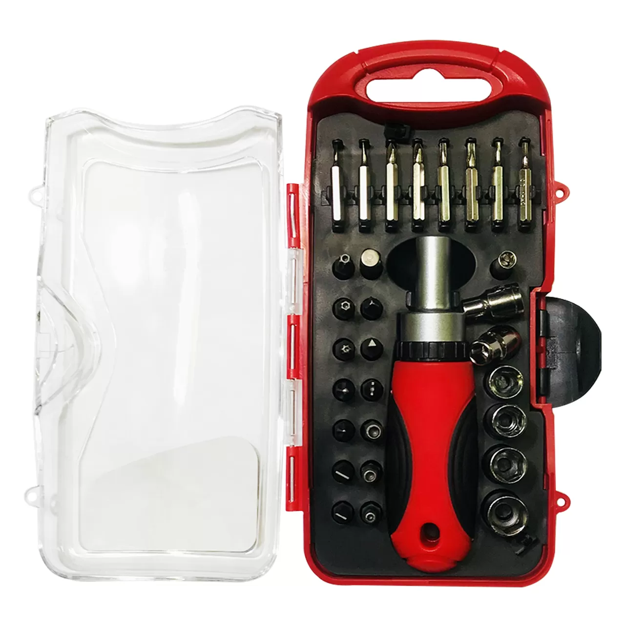 Набор головок и насадок 30 предметов "MAXIMUM", мини (2708)